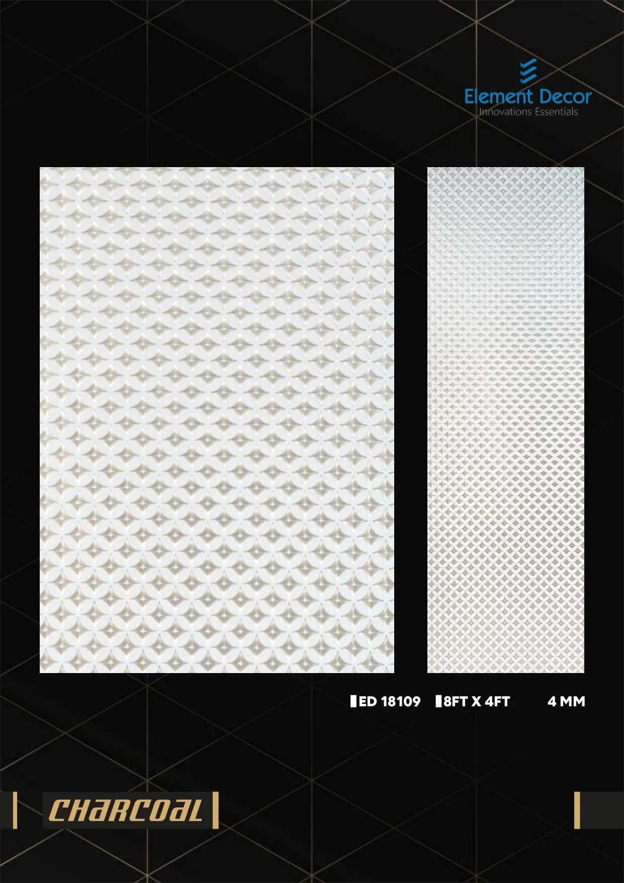 ED 18109 Charcoal Wall Louver - Optimal Airflow Control