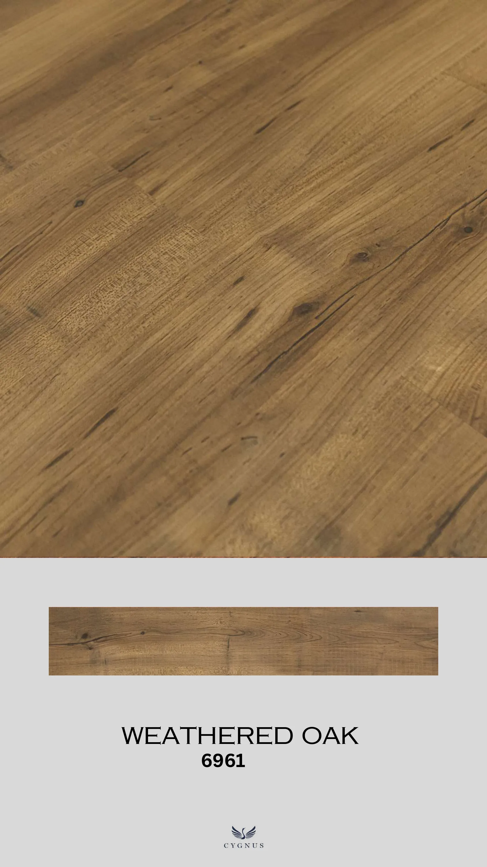 WEATHERED OAK 6961 WS Folium Laminate Flooring - Durable & Stylish