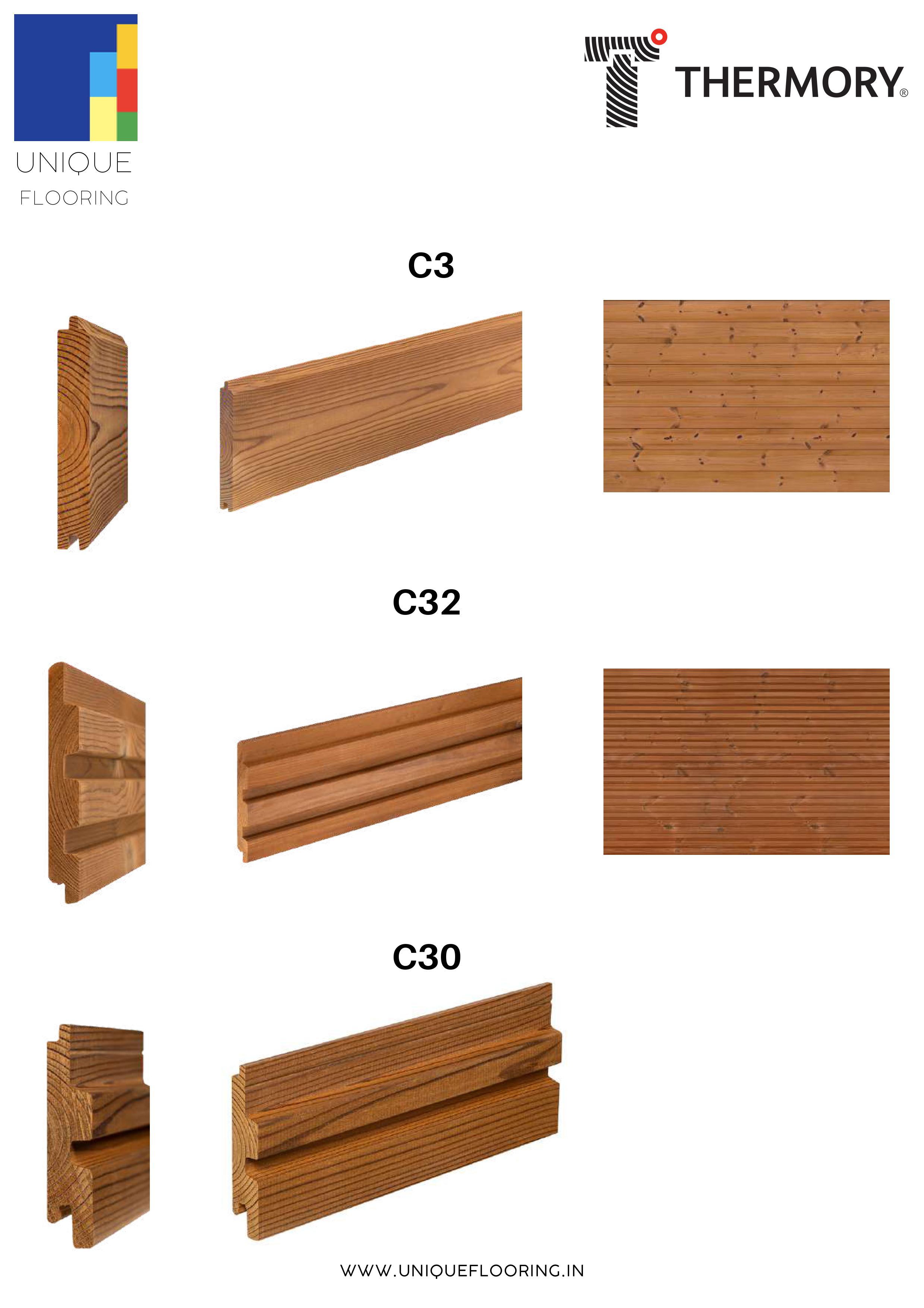 Thermo Pine Cladding Panels 115x20 / 140x20 / 92x20