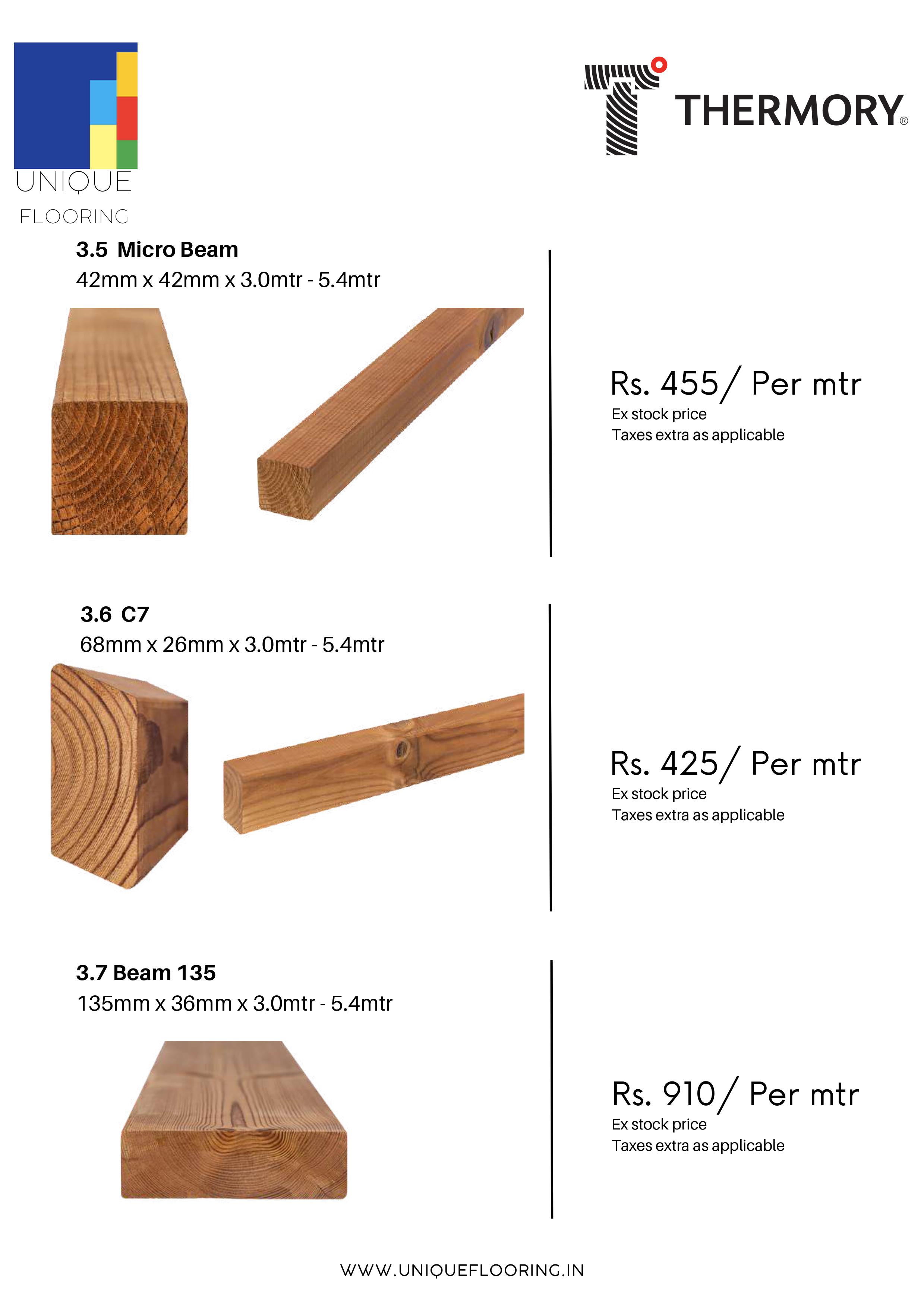 Premium Thermo Pine Architectural & Pergola Elements