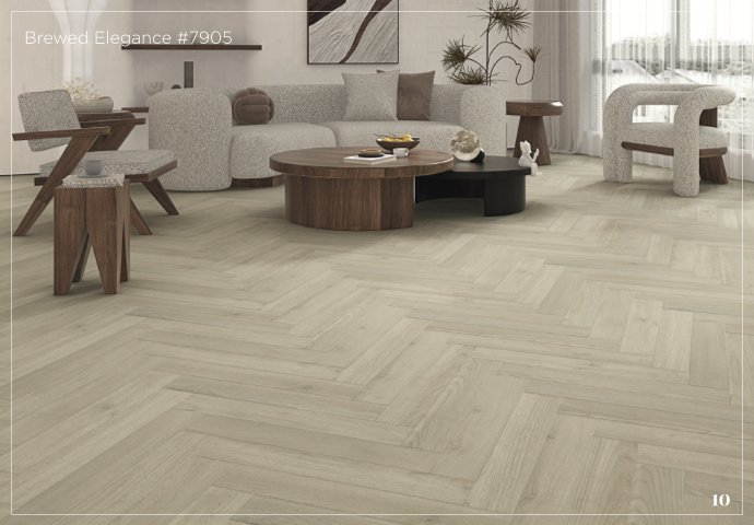 Brewed Elegance 7905 Laminate Wood Flooring - 8MM