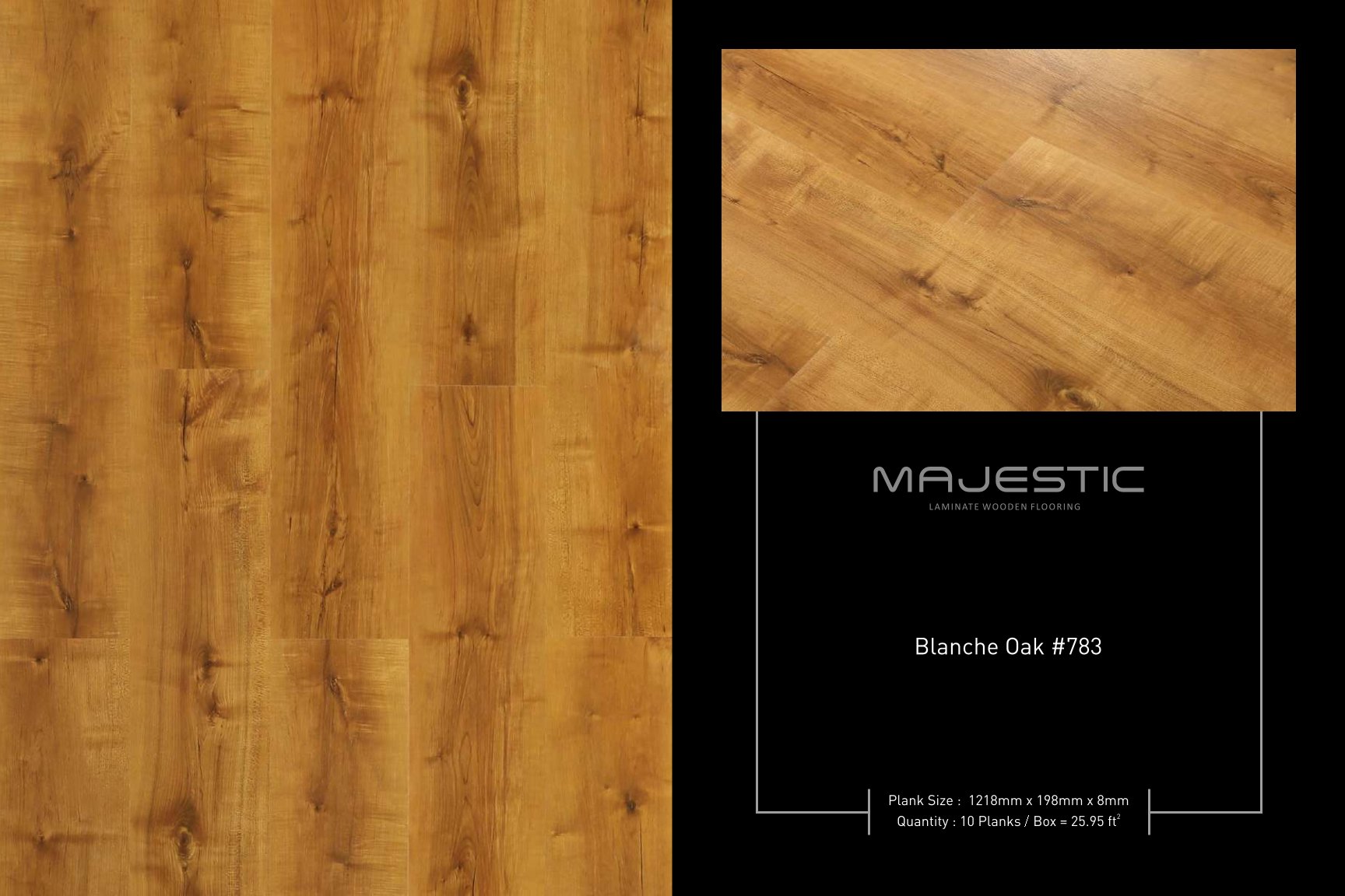 Blanche Oak #783 Majestic Laminate Wood Flooring