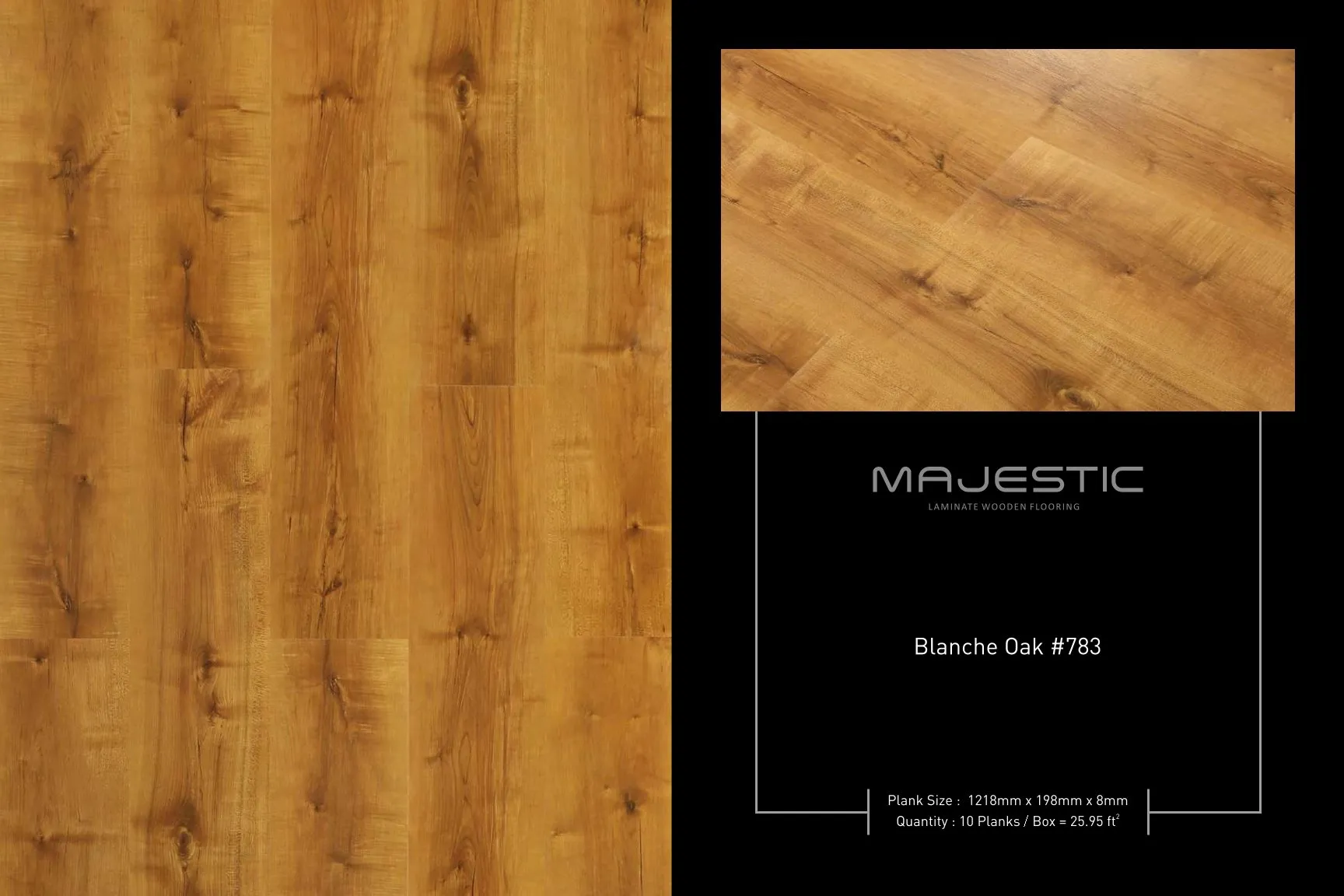 Blanche Oak #783 Majestic Laminate Wood Flooring