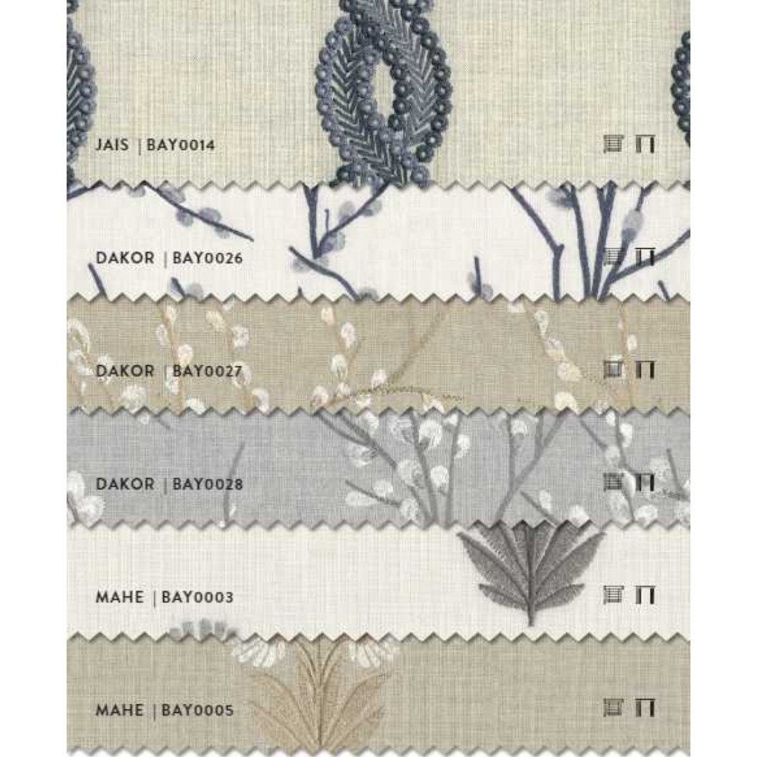 Bayana Embroidery Fabric for Luxurious Upholstery