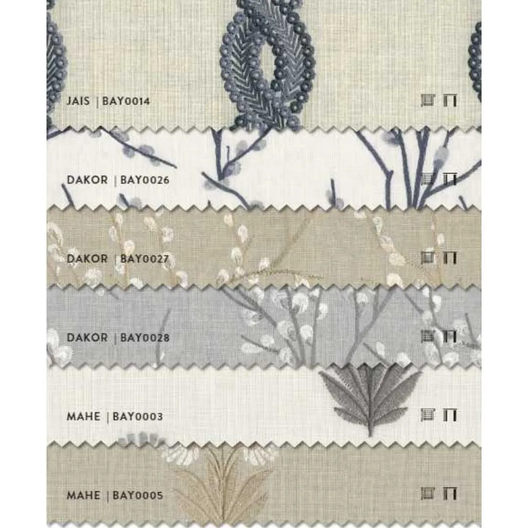 Bayana Embroidery Fabric for Luxurious Upholstery