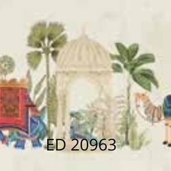 ED 20962 Ethnic Creation Wallpaper - Cultural Elegance for Your Space