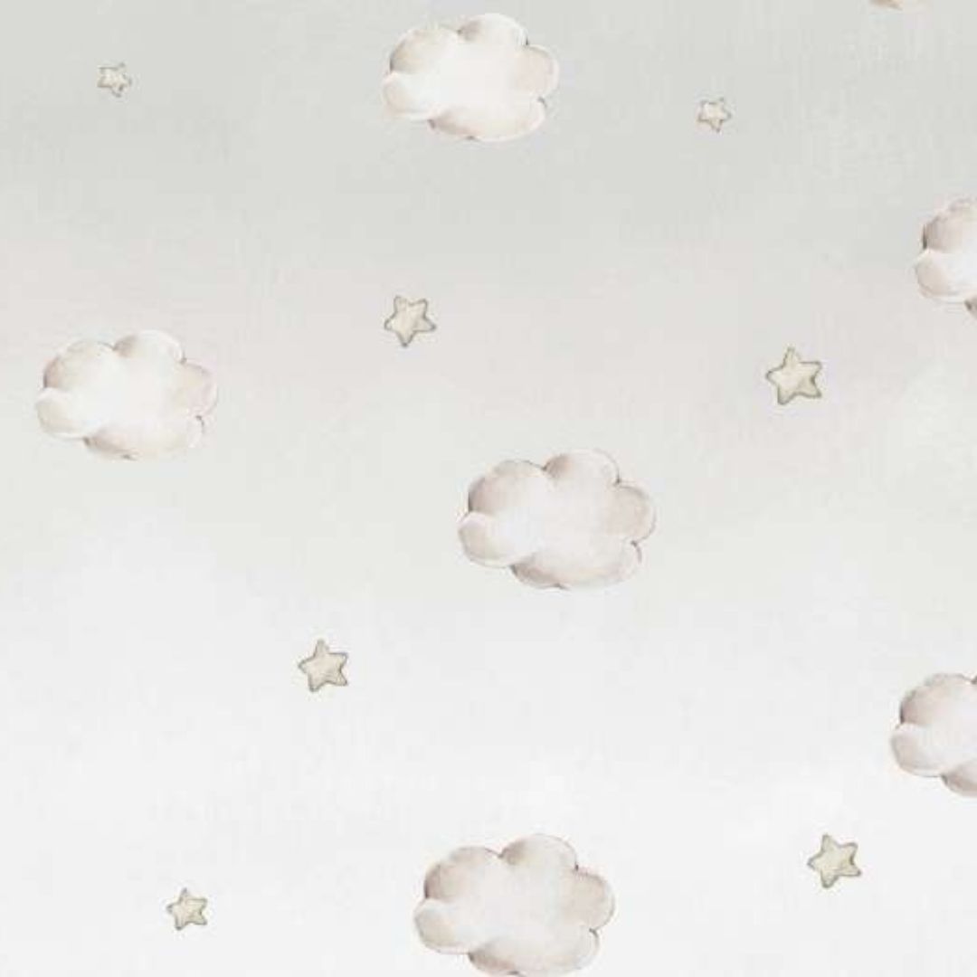 Kids Wallpaper Collection | Teddy On Clouds