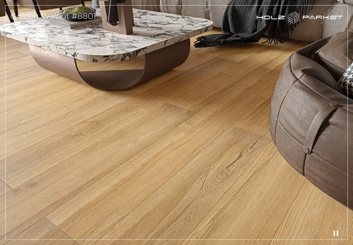 Golden Walnut #8801 Laminate Wood Flooring – Immenso