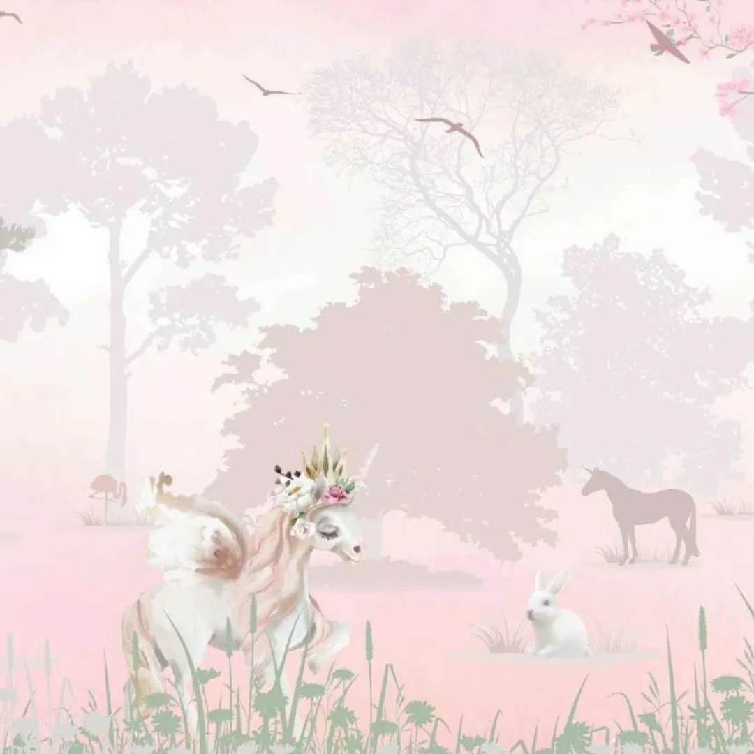 Kids Wallpaper Collection |   Unicorn In Dream Forest
