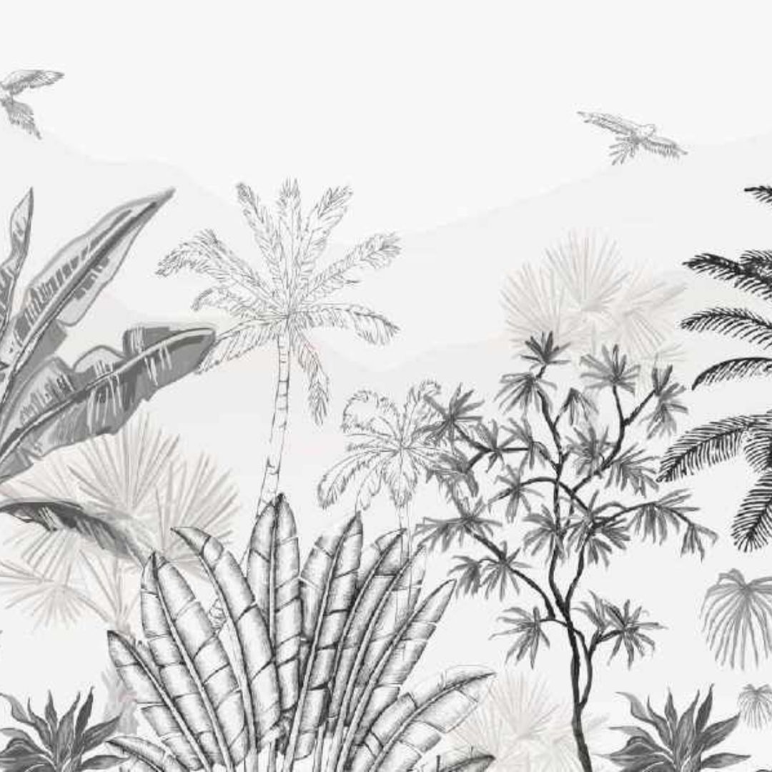 Tropical Panorama Custom Wallpaper - Exquisite Designs