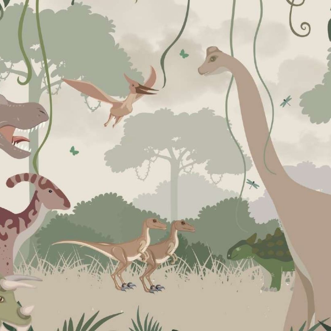 Dinosaur World Kids Wallpaper