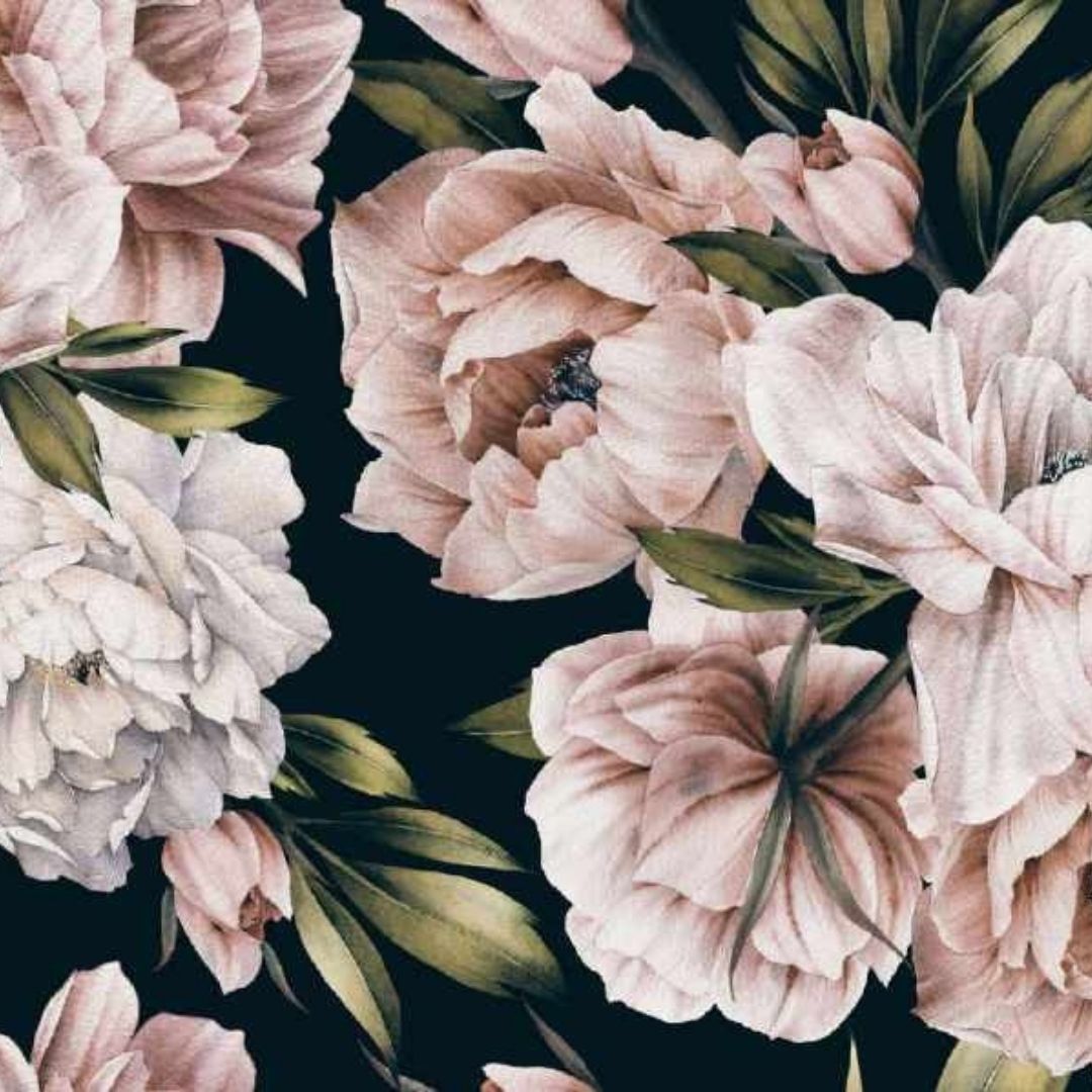 Pink Peony Tropical Wallpaper Collection - Stylish Customized Designs