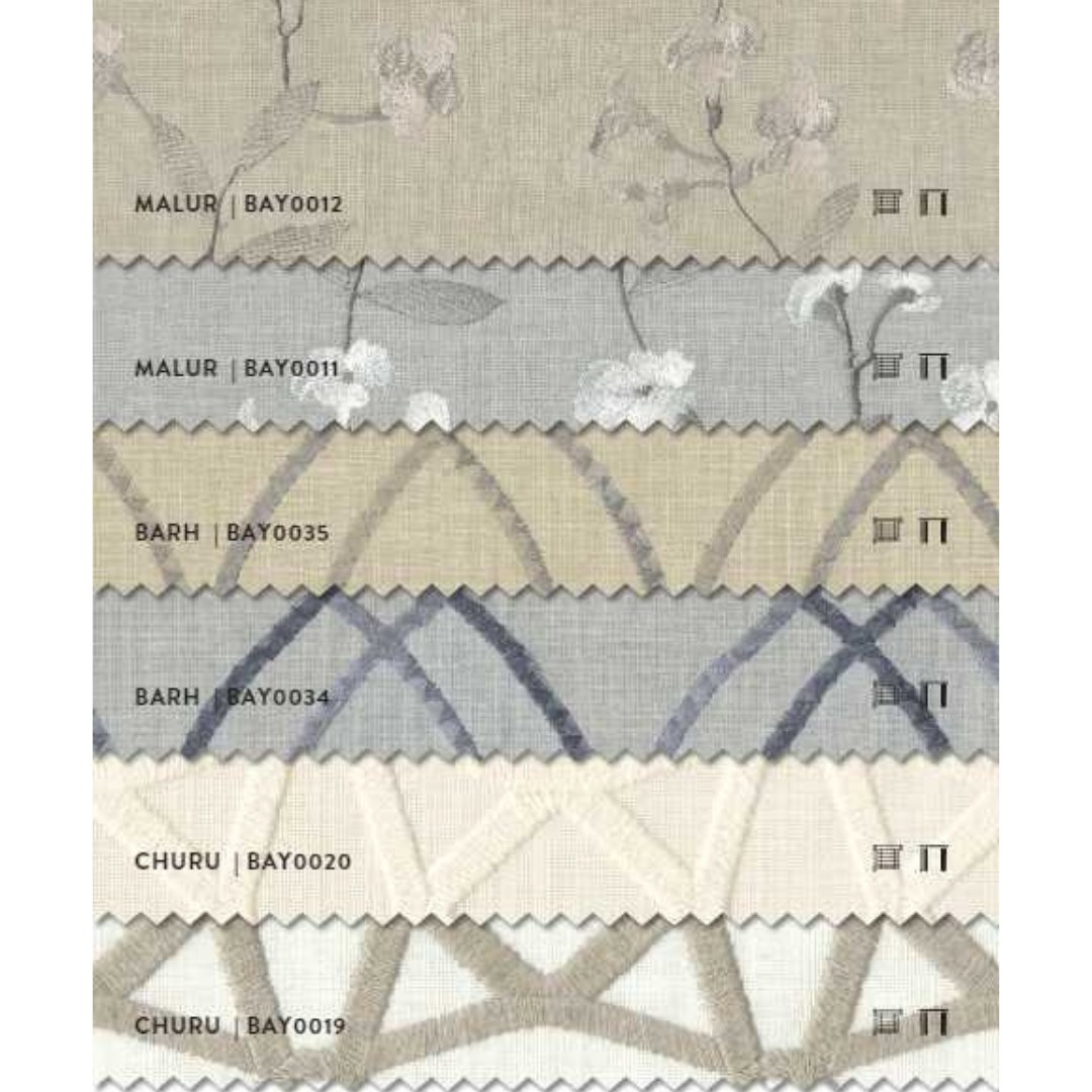 Bayana Embroidery Fabric for Luxurious Upholstery