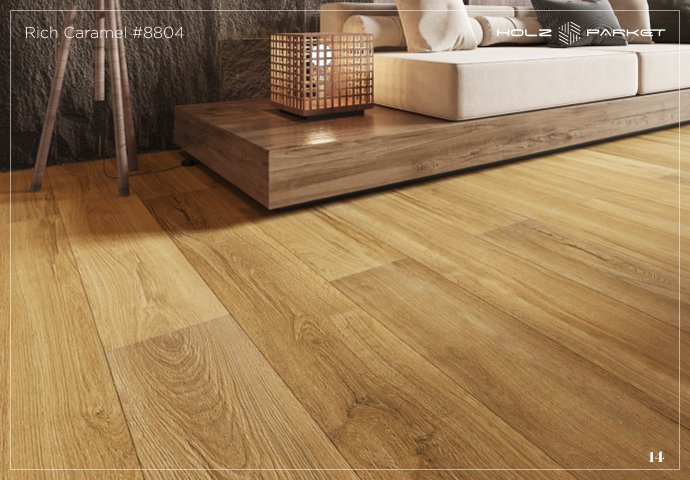 Rich Caramel #8804 Immenso Hybrid Laminate Flooring