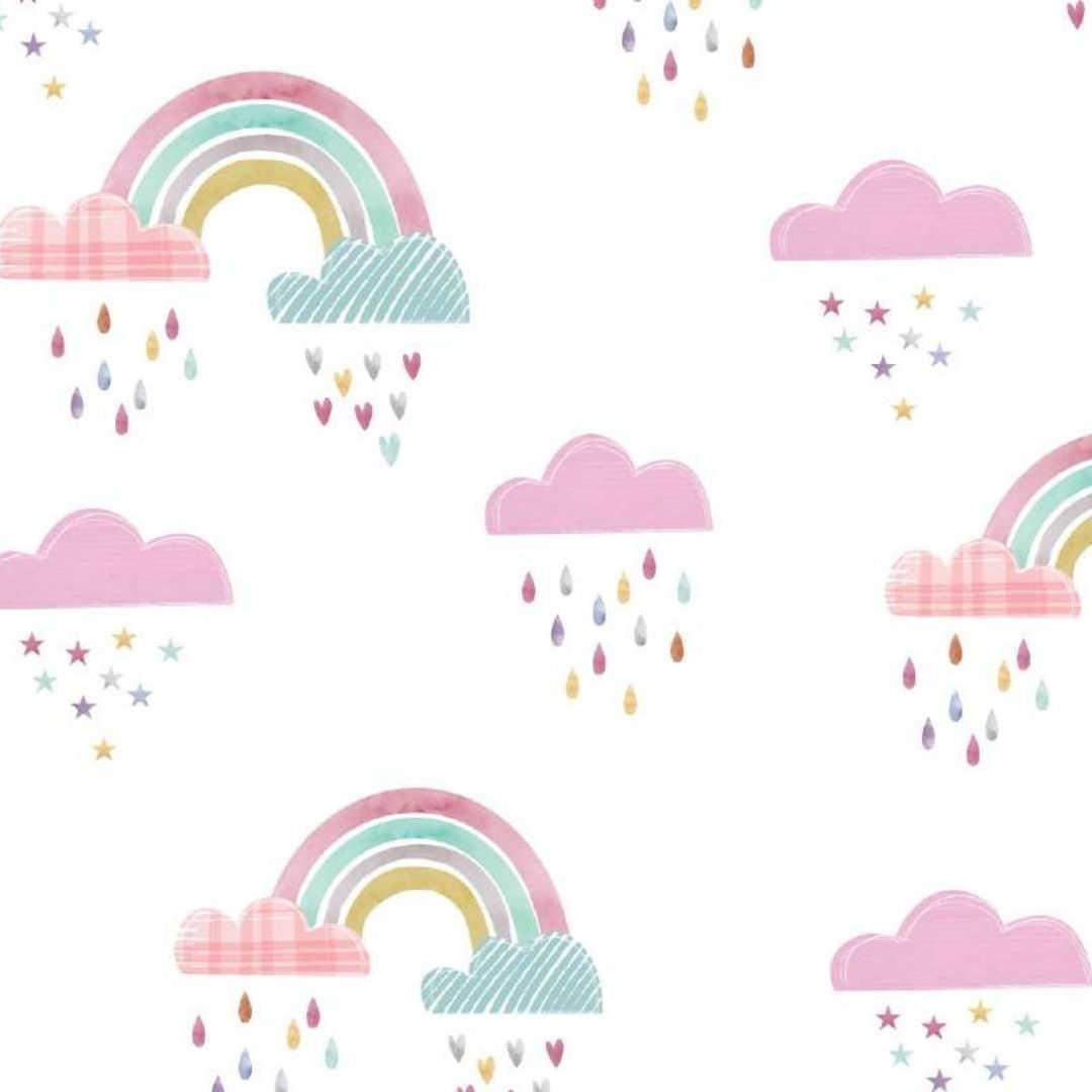 Rainbow Drops| Kids Wallpaper Collection