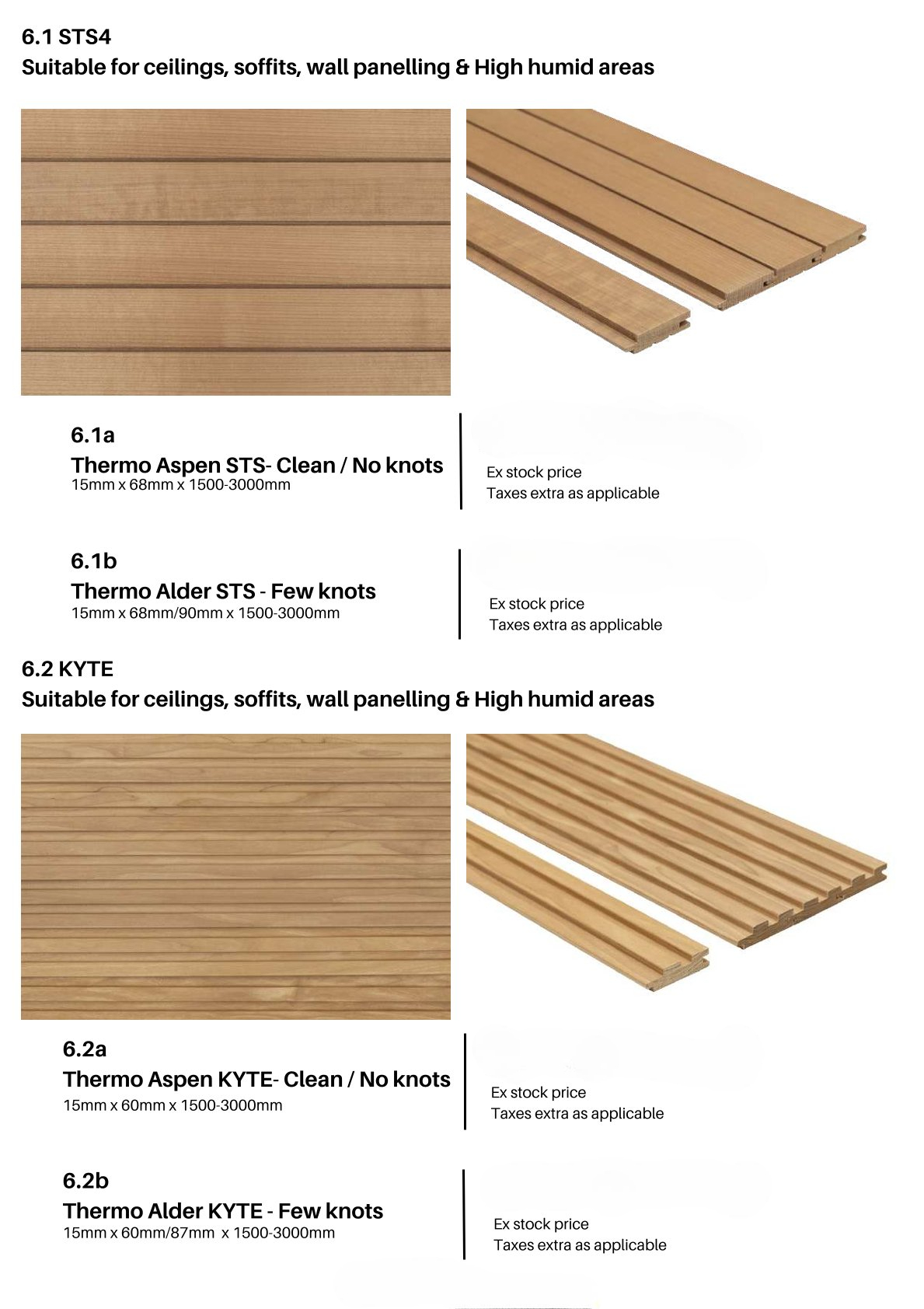 Interior Thermory – Durable Wood