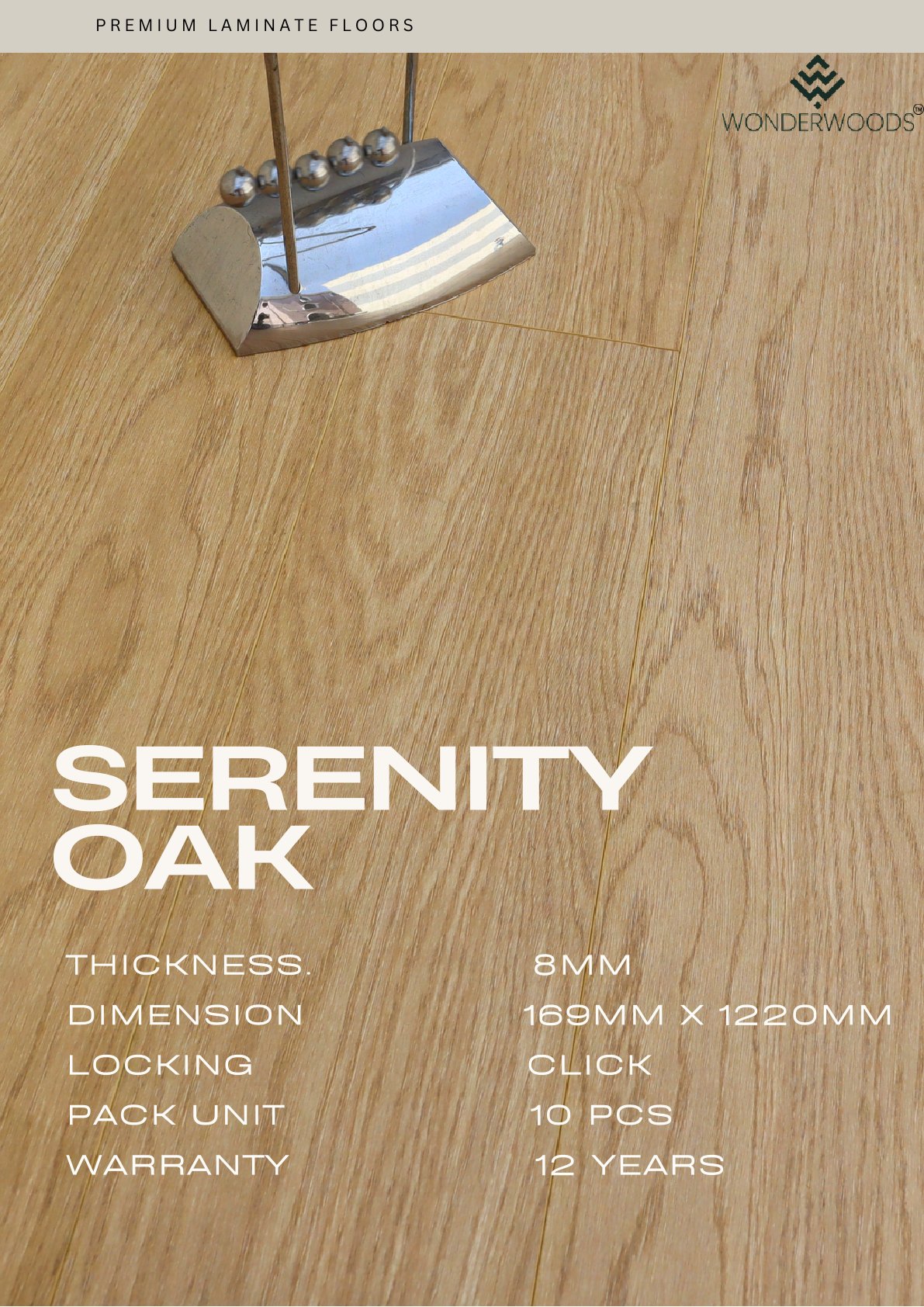 Serenity Oak - 8mm Origin Unique Laminate Flooring