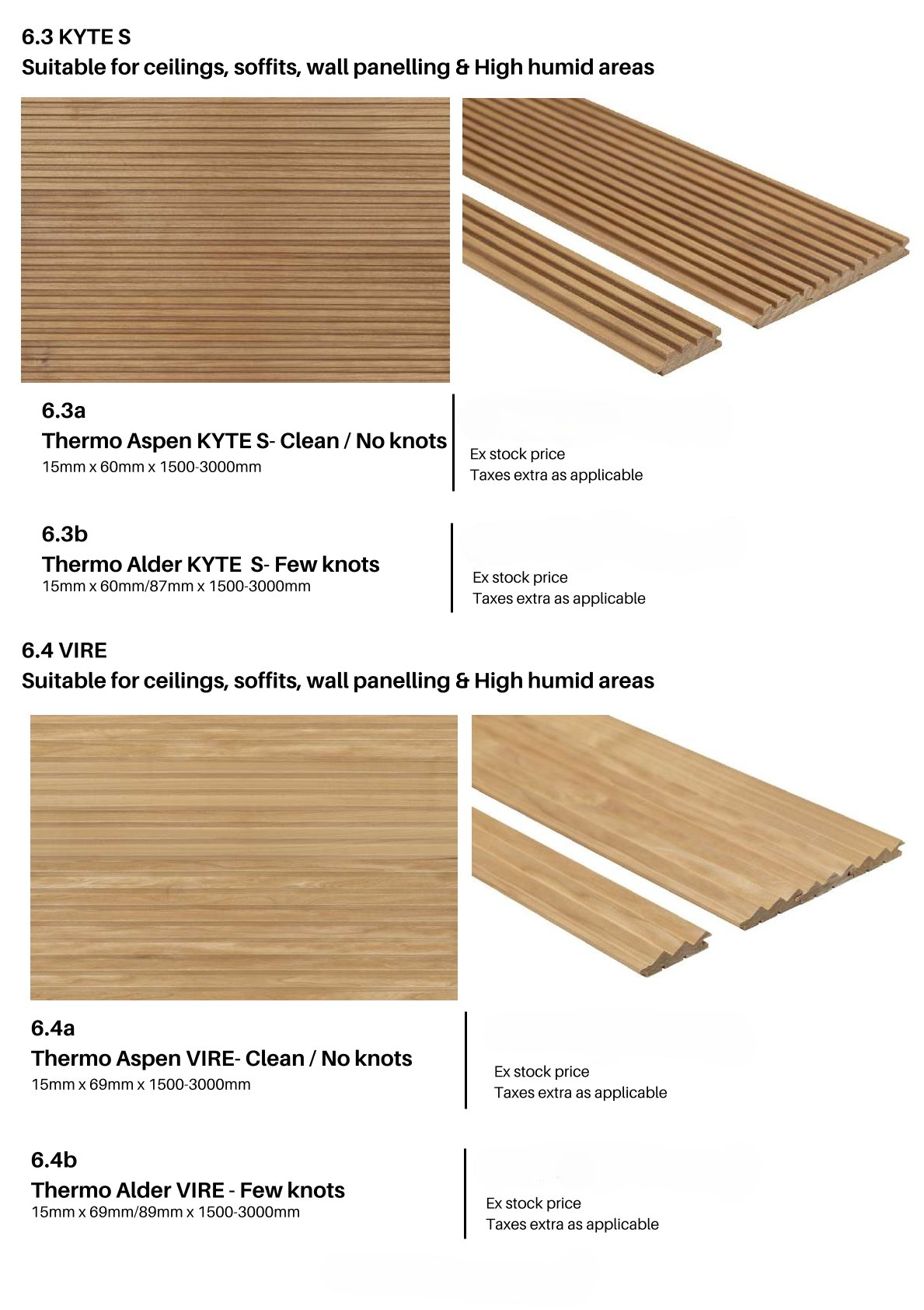 Interior Thermory – Durable Wood