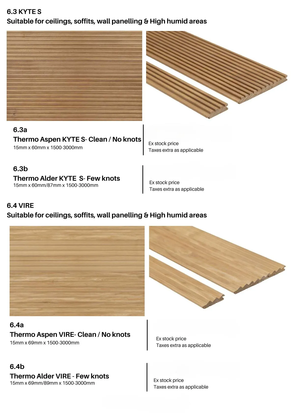 Interior Thermory – Durable Wood