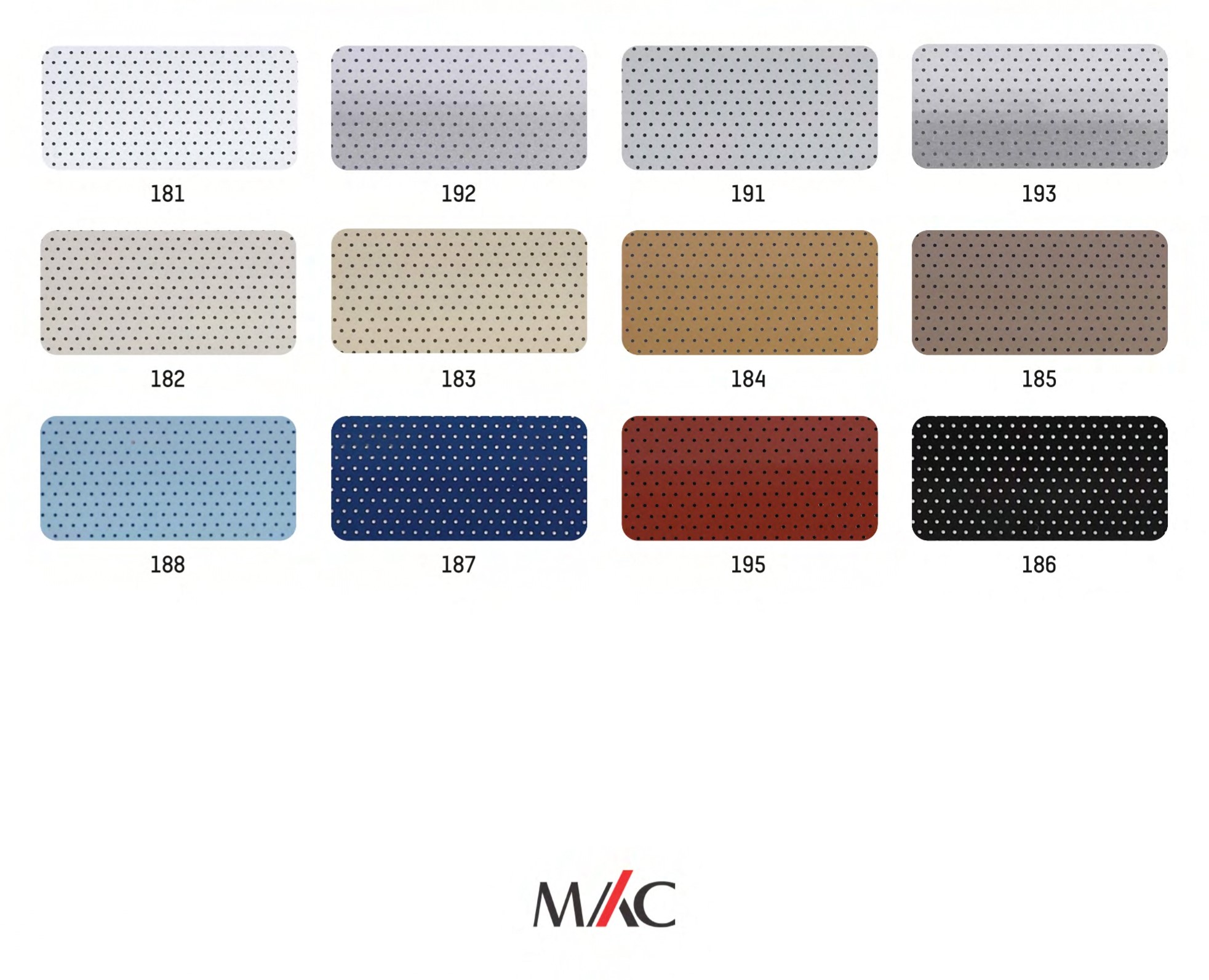 Mac Metal Venetian Blind - Perforated 25mm Collection