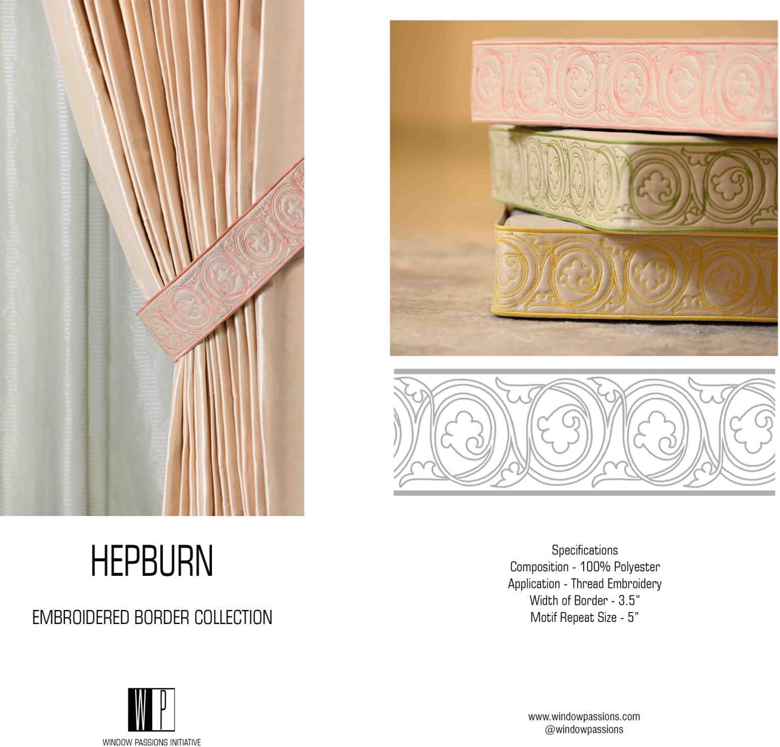 Hepburn Border || Broderie Border Collection