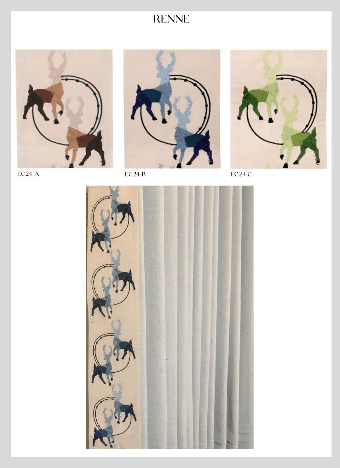 Renne Border || Broderia Border Collection