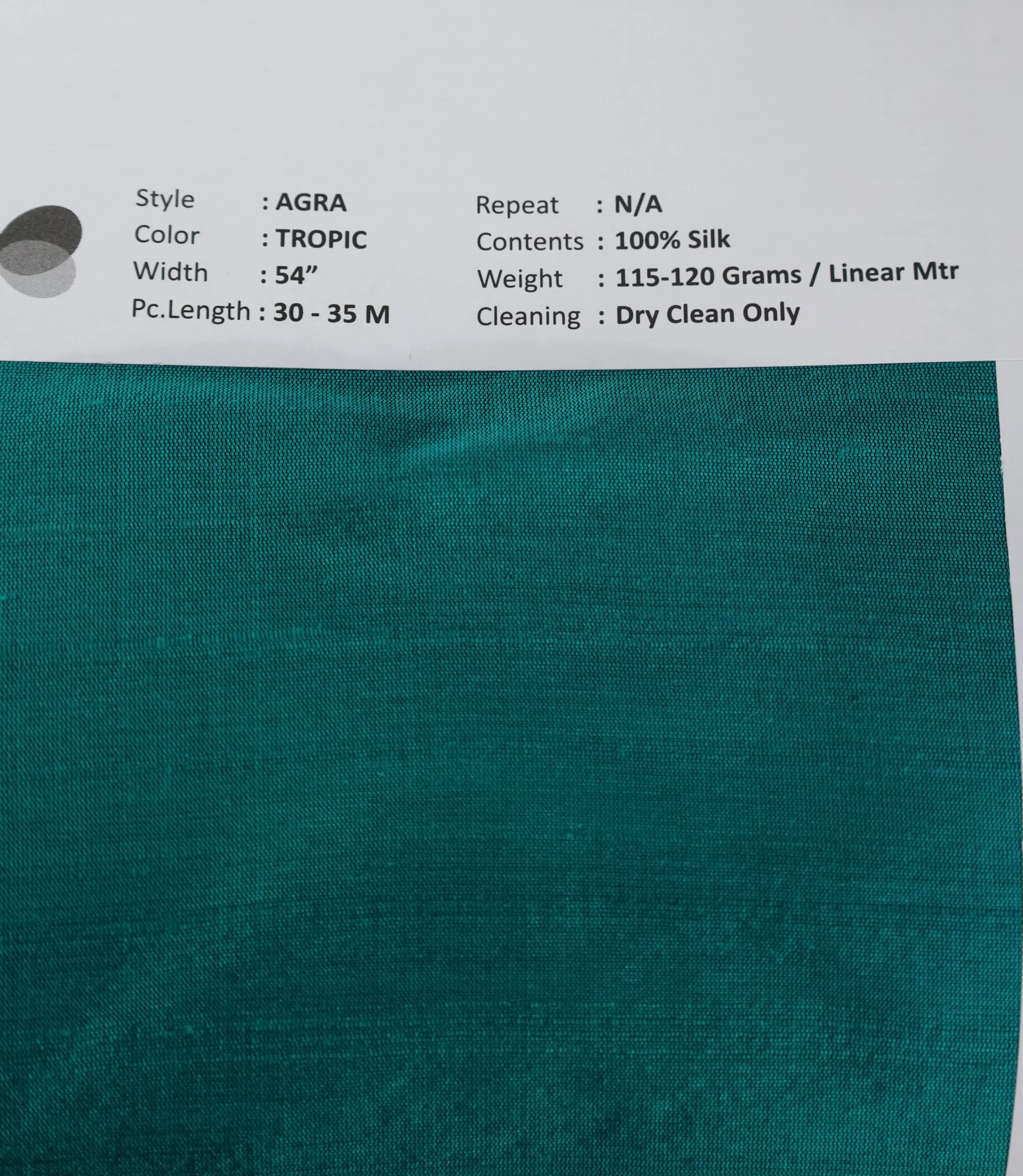 Agra Tropic || Silk Fabric