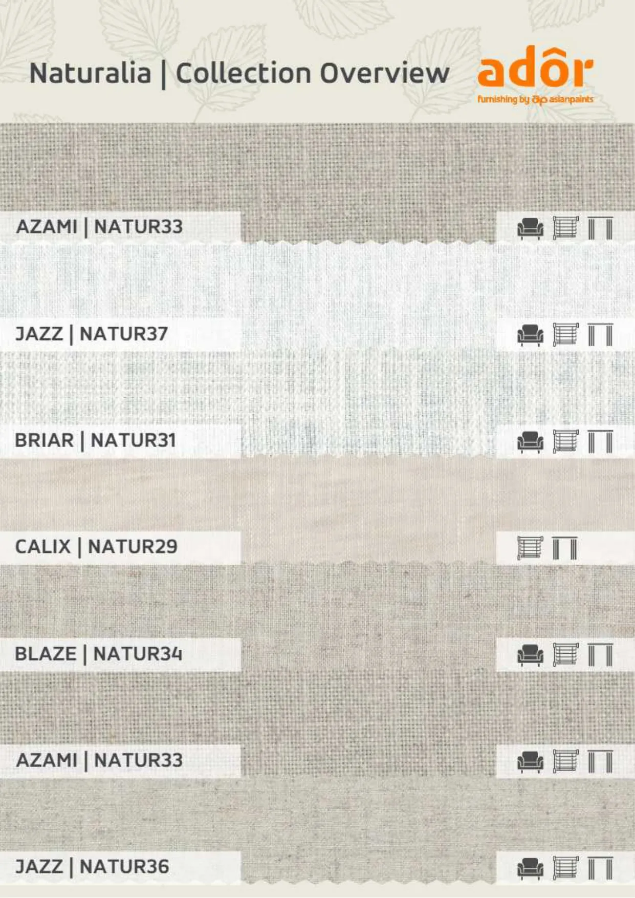 Naturalia - AP : Adore Embroidery Fabric