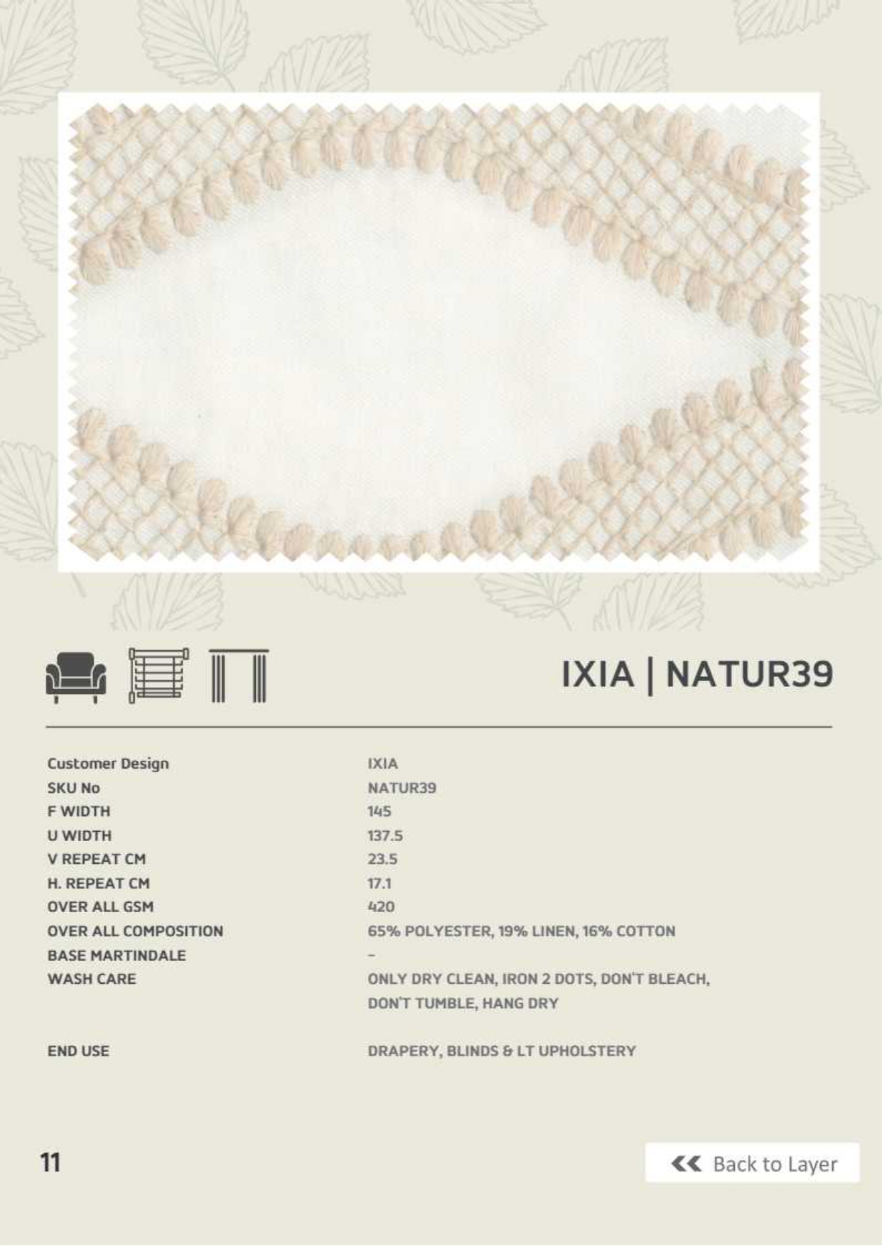 Ixia - AP : Adore Embroidery Fabric