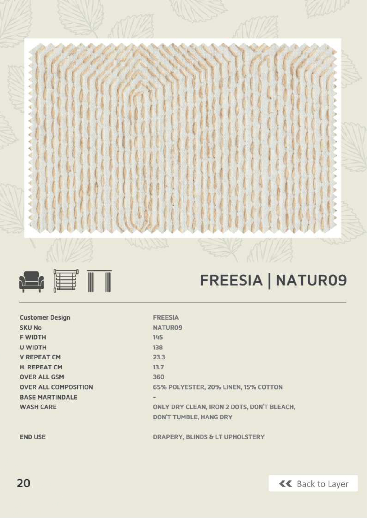 Freesia - AP : Adore Embroidery Fabric