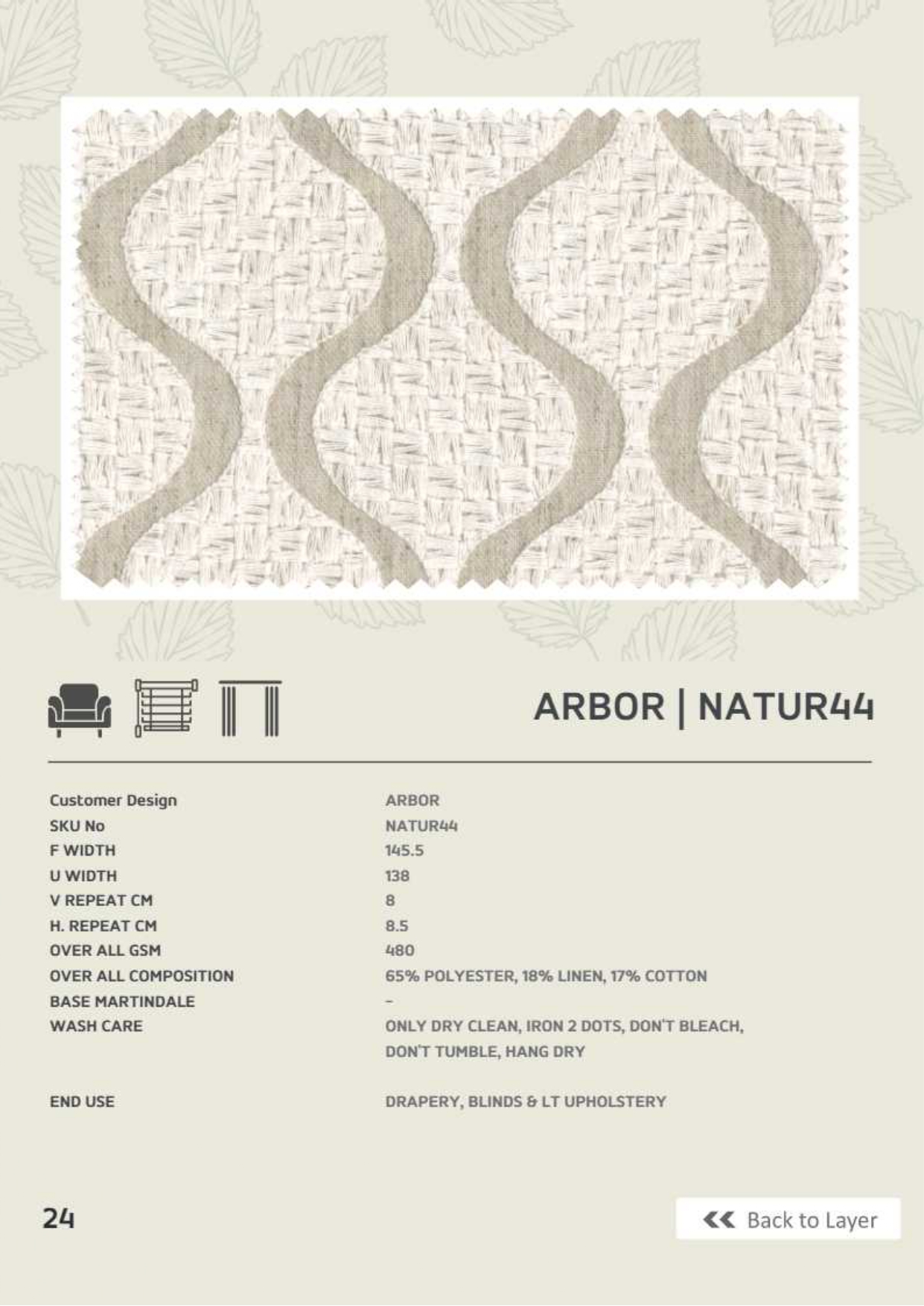 Arbor - AP : Adore Embroidery Fabric