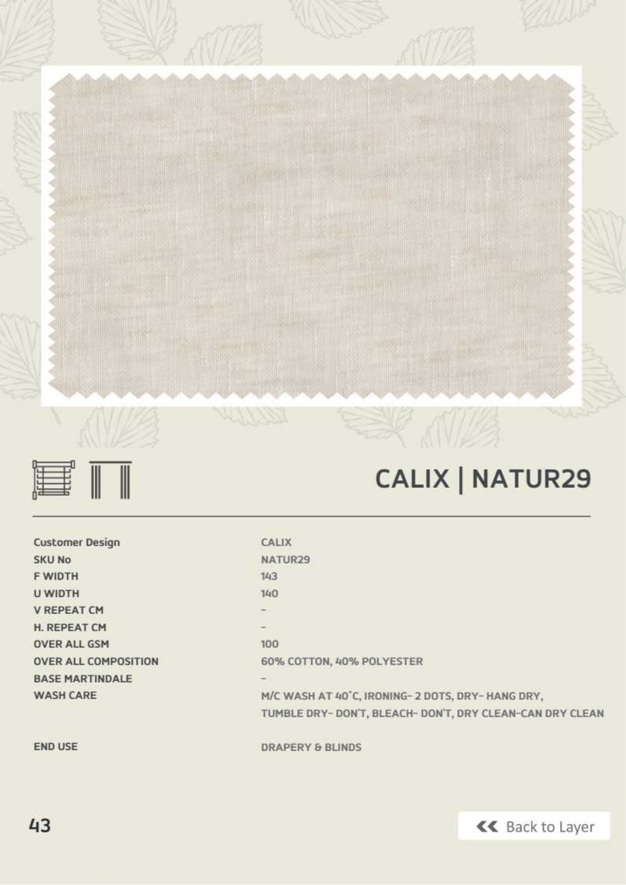 Calix - AP : Adore Embroidery Fabric