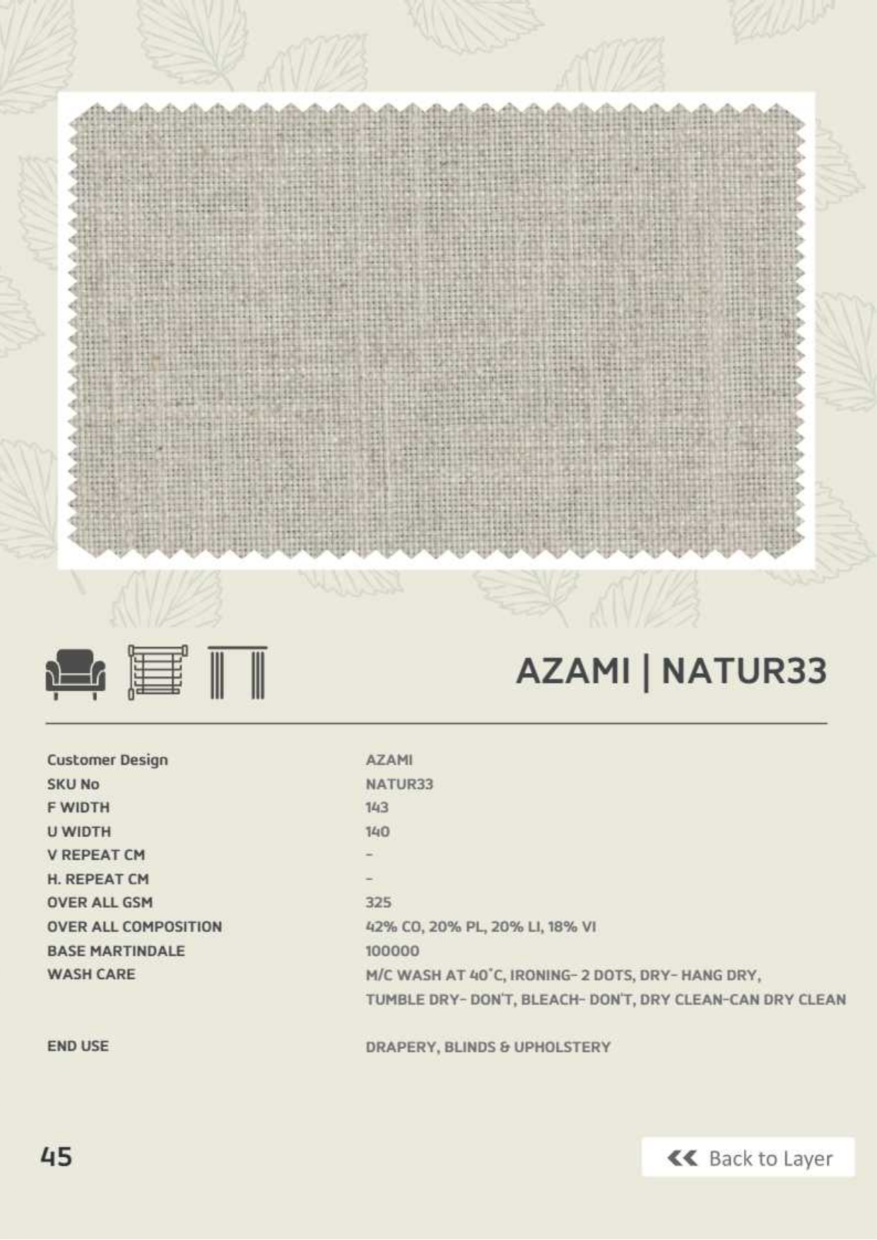 Azami - AP : Adore Embroidery Fabric