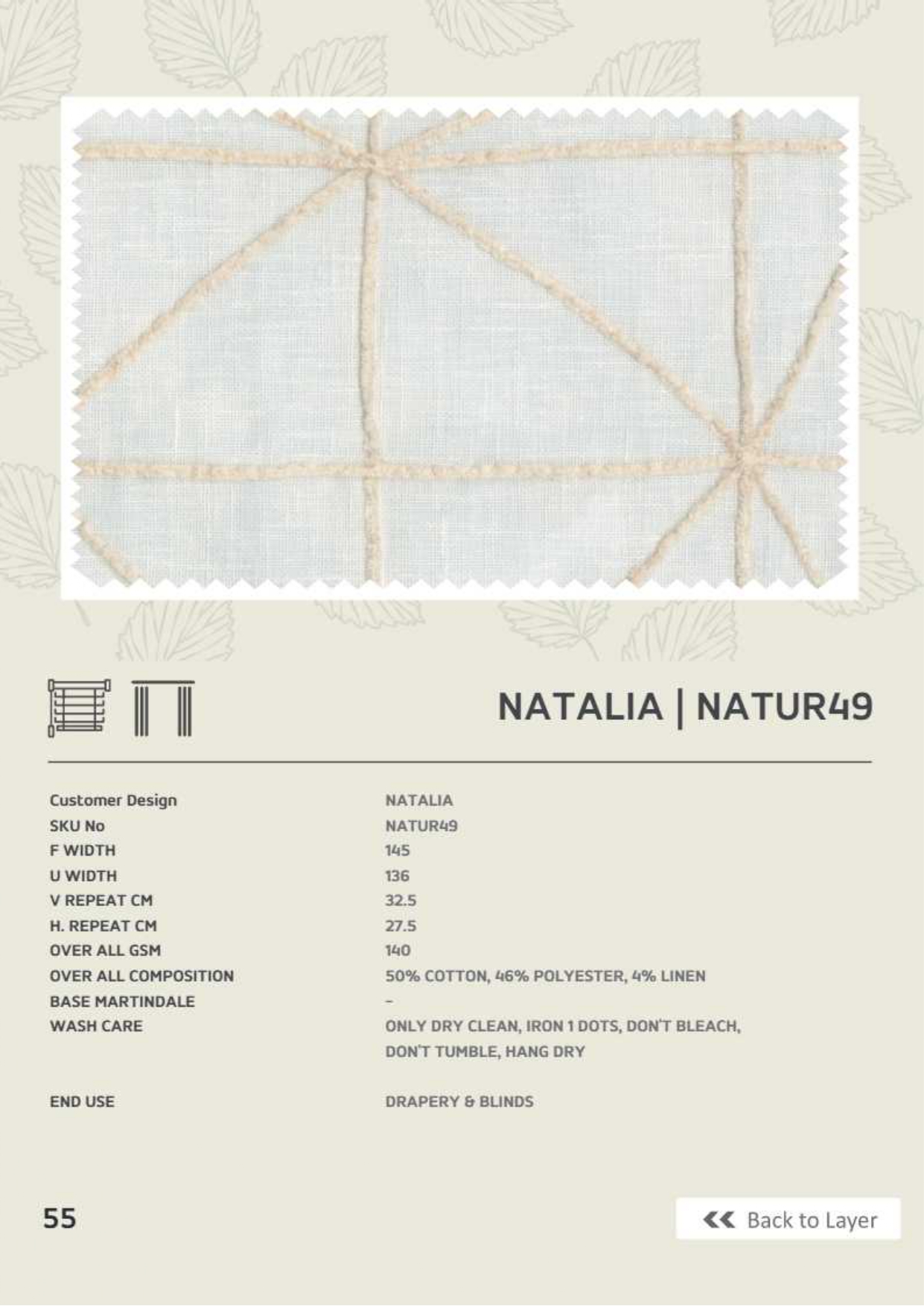 Natalia - AP : Adore Embroidery Fabric