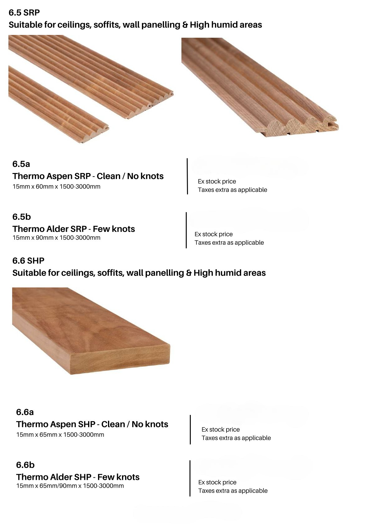 Interior Thermory – Durable Wood