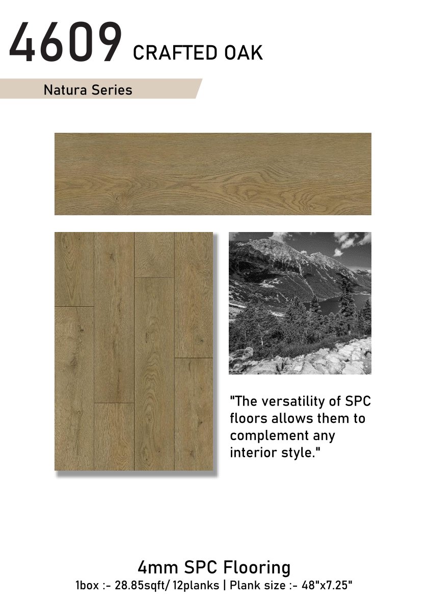 4609  CRAFTED OAK Galgoo Natura 4mm Laminate Flooring