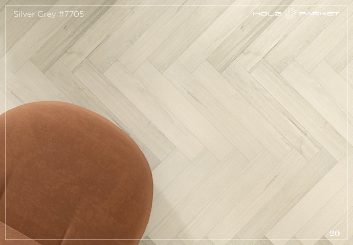 Silver Grey #7705 Lamiwood Laminate Flooring