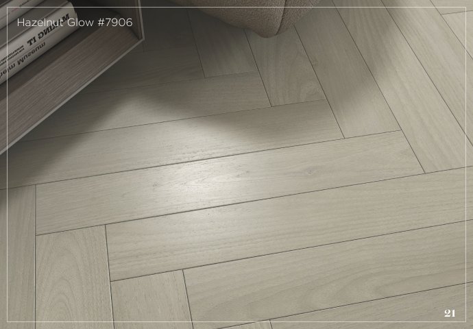 Hazelnut Glow #7906 Lamiwood Laminate Wood Flooring 8MM