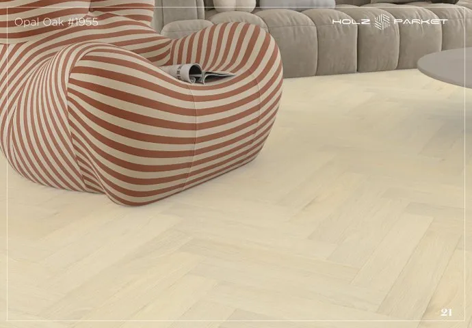 Kaara Lamiwood 8mm Herringbone Flooring – Opal Oak #1955