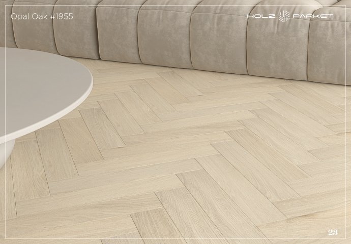 Kaara Lamiwood 8mm Herringbone Flooring – Opal Oak #1955