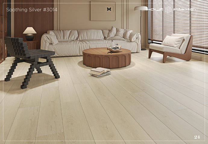 Soothing Silver #3014 Panorama Lamiwood Laminate Flooring