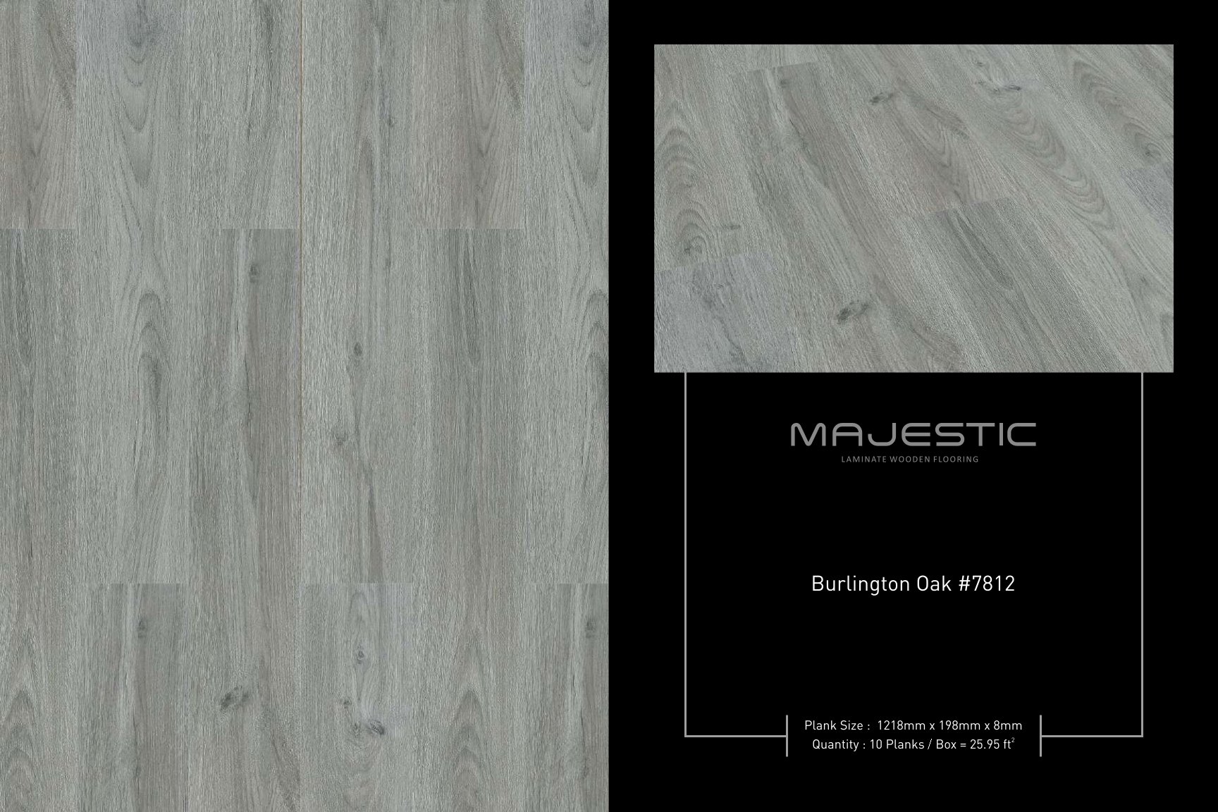 Burlington #7812 Majestic Lamiwood Laminate Wood Flooring