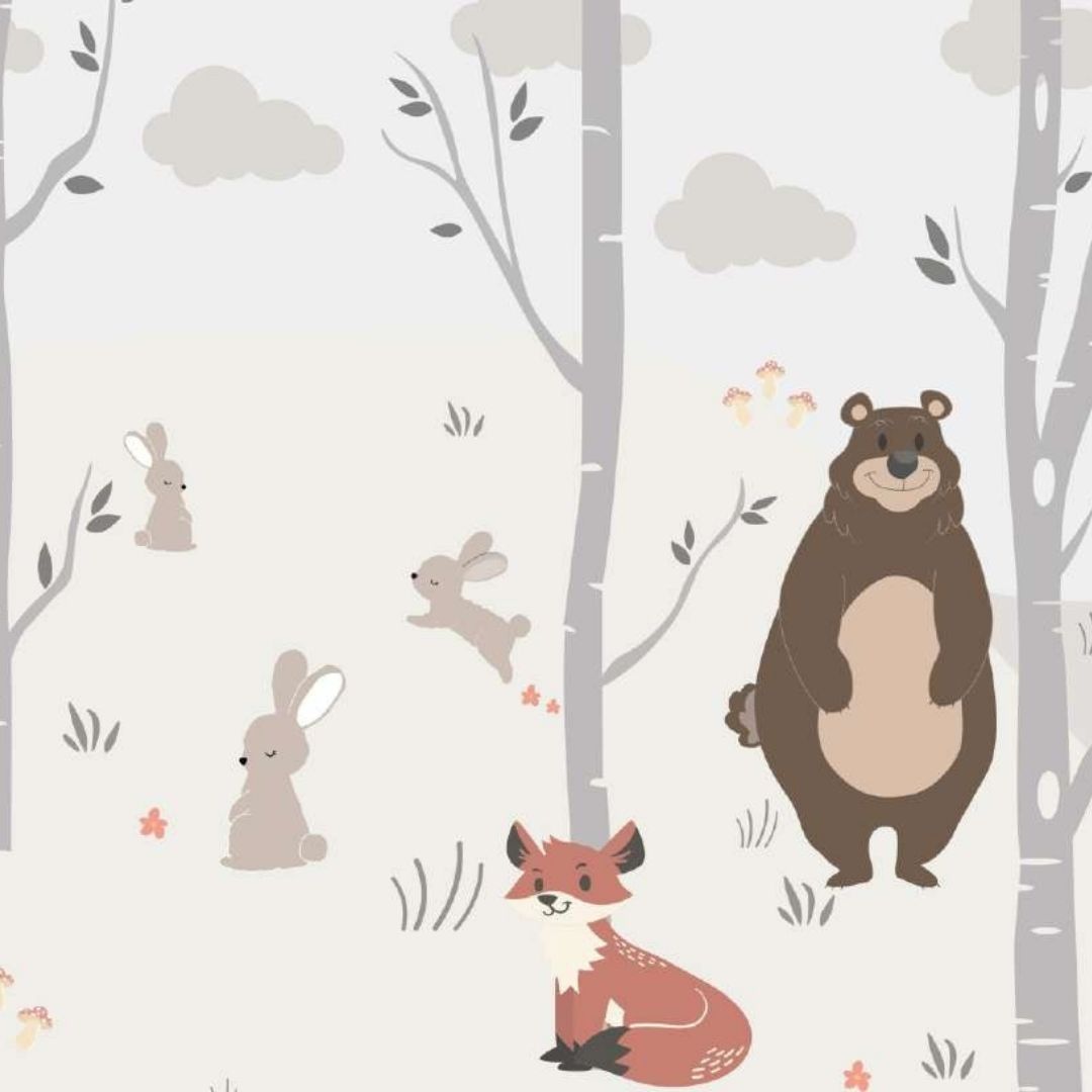 Kids Wallpaper Collection |  Woodland Friends