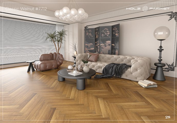 Classic Walnut #7712 Lamiwood Laminate Flooring