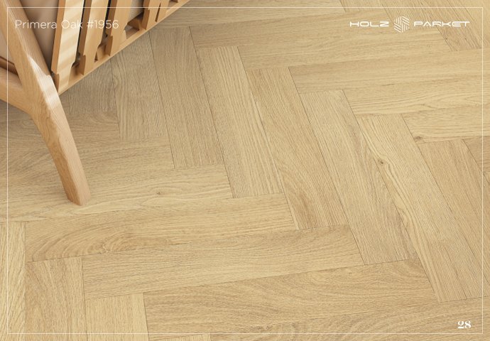 Kaara Lamiwood 8mm Herringbone Flooring – Primera Oak #1956