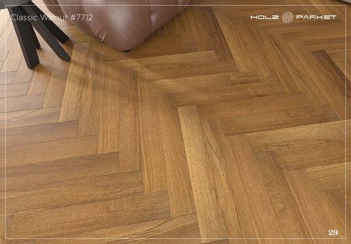 Classic Walnut #7712 Lamiwood Laminate Flooring