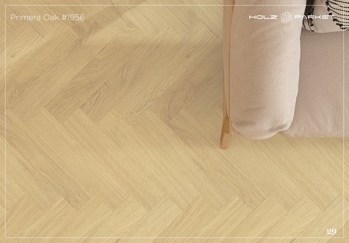 Kaara Lamiwood 8mm Herringbone Flooring – Primera Oak #1956