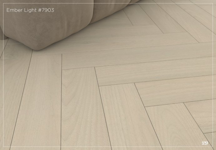 EMBER LIGHT #7903 HB Intrigue 8MM Laminate Wood Flooring