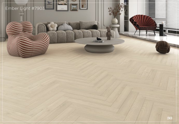 EMBER LIGHT #7903 HB Intrigue 8MM Laminate Wood Flooring