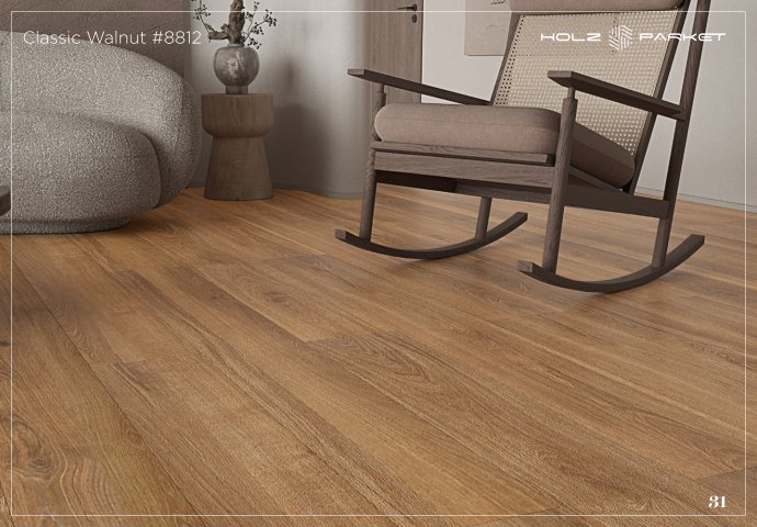 Classic Walnut #8812 Immenso Hybrid Laminate Flooring